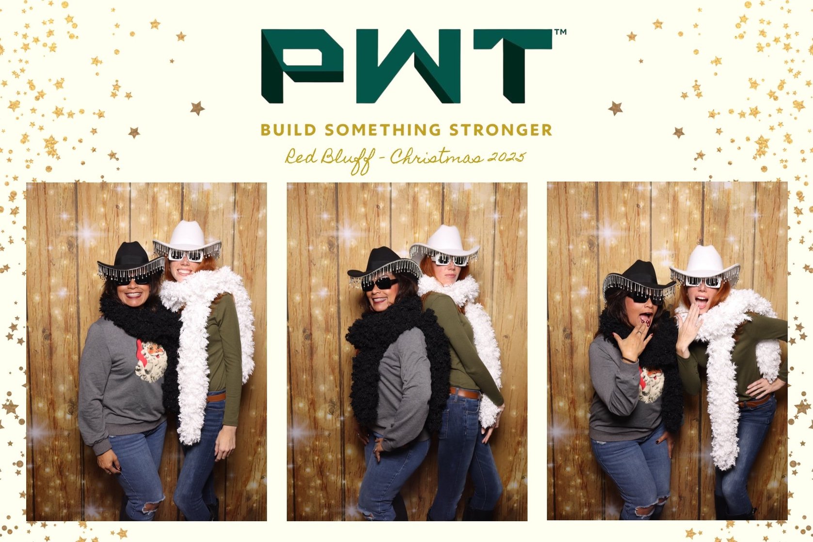 Branded template: PWT company Christmas party